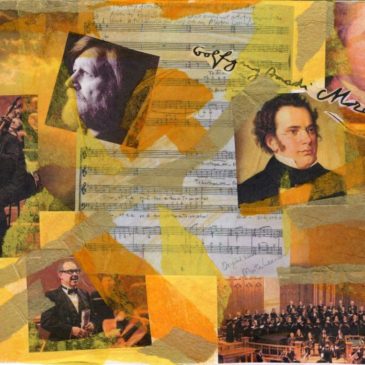 Franz Schubert, Morten Lauridsen, Wolfgang Amadeus Mozart, Freddie Coleman, Seattle Choral Company for Eternal Light concert March 2024 - Collage