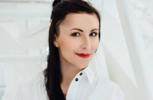 headshot of composer Laura Jēkabsone